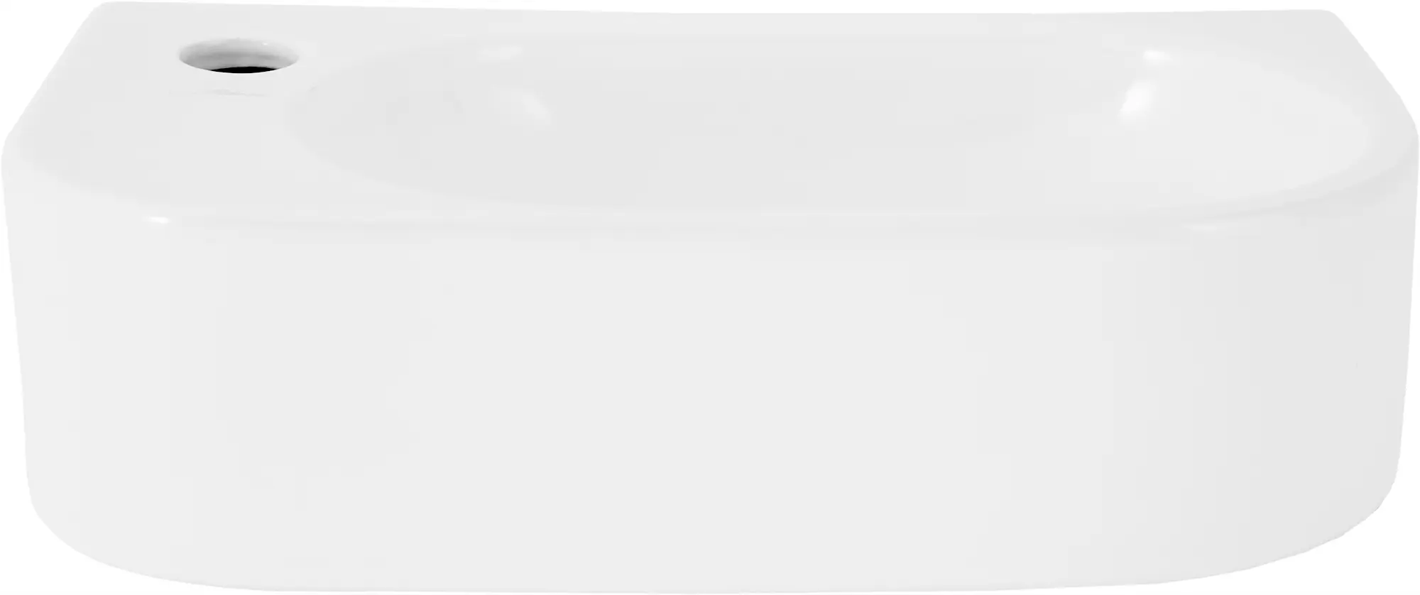 Изображение товара Мини-раковина Melana MLN-320346R, накладной монтаж, 40.5 см, белая