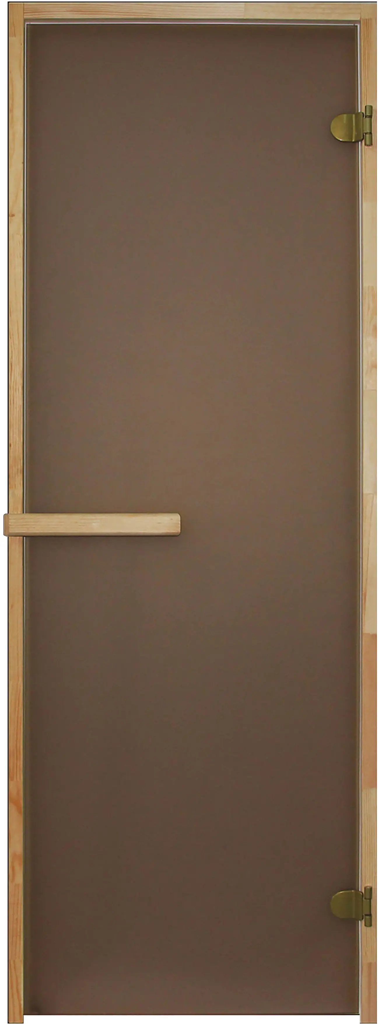 Изображение товара Дверь для сауны стеклянная матовая бронза 69x189 см