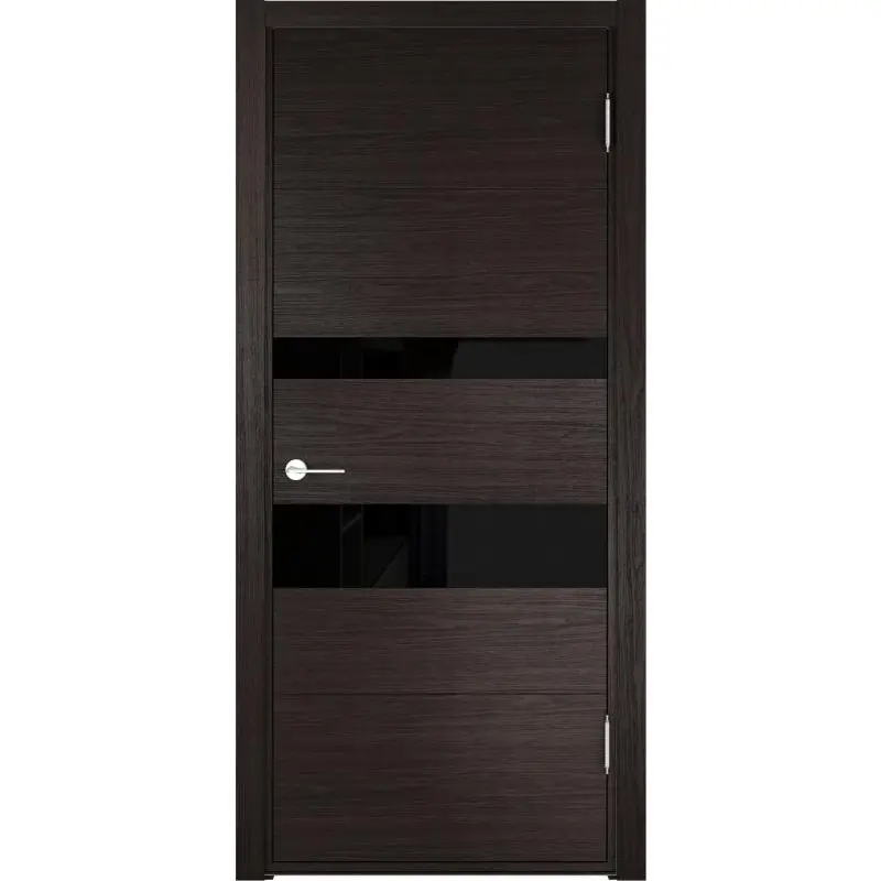 Изображение товара Дверь межкомнатная остеклённая Тоскана 90x200 см цвет дуб шоколадный