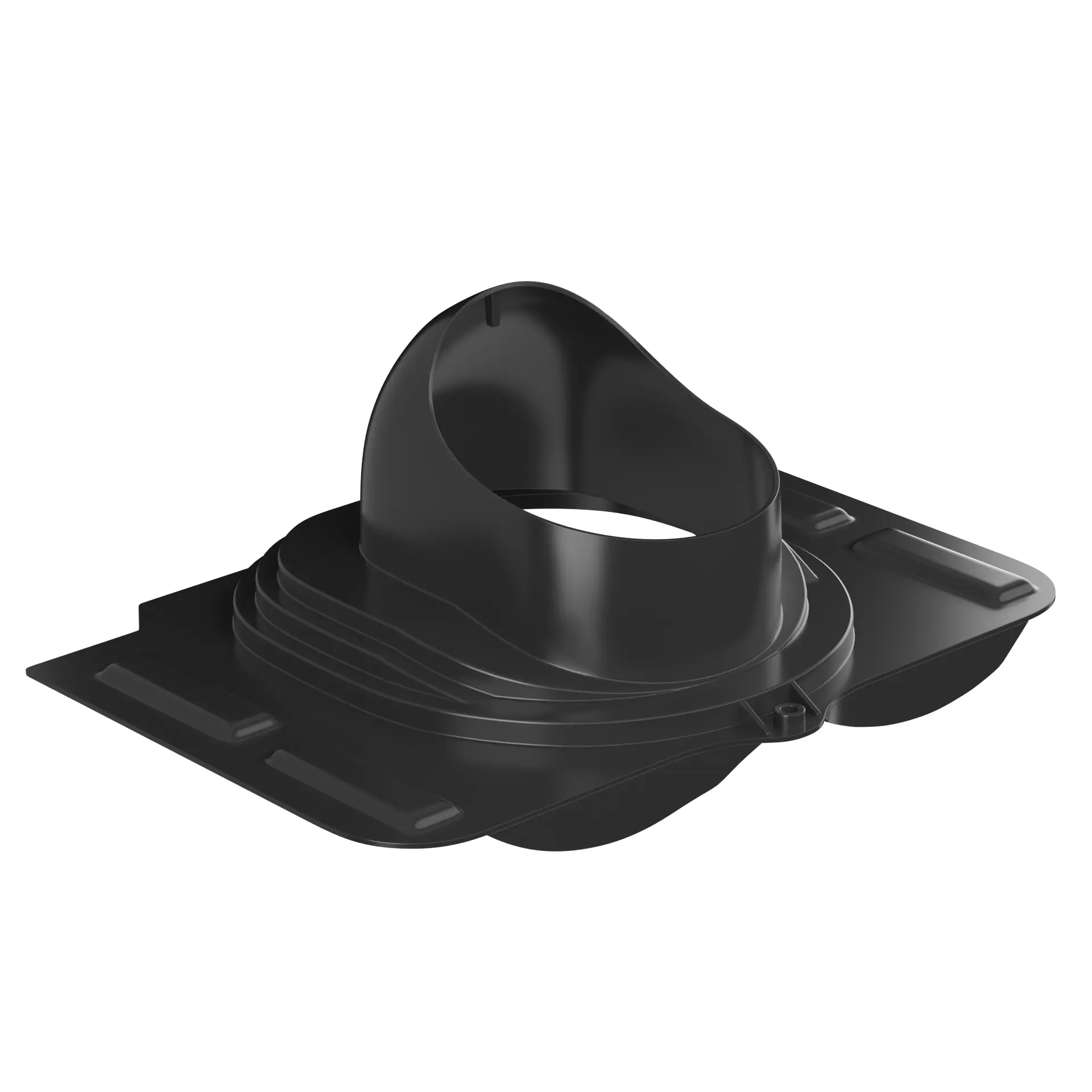 Изображение товара Проходной элемент Universal черного цвета для вентиляции и канализации