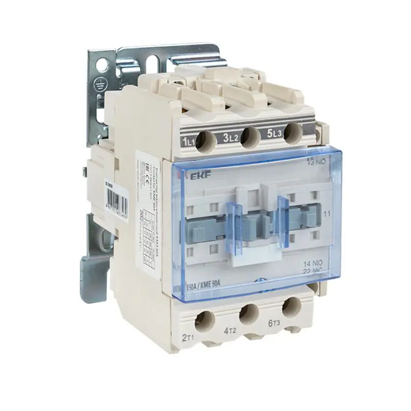 Изображение товара Контактор КМЭ малогабаритный 50А 380В EKF PROxima с возможностью коммутации алюминиевых и медных пр