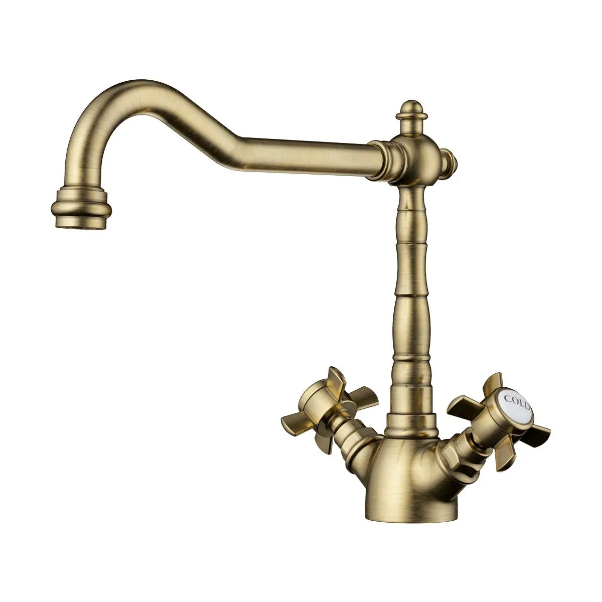 Изображение товара Смеситель для кухни Omoikiri Tokigawa цвет бронза