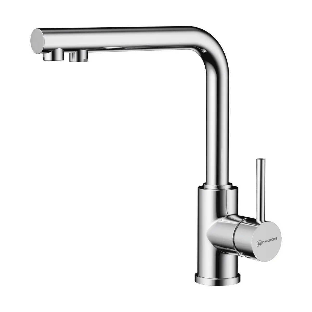 Изображение товара Смеситель для кухни Omoikiri Nakagawa 2 цвет хром