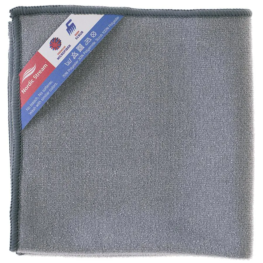 Изображение товара Тряпка Nordic Stream из микрофибры двусторонняя 30x30 см