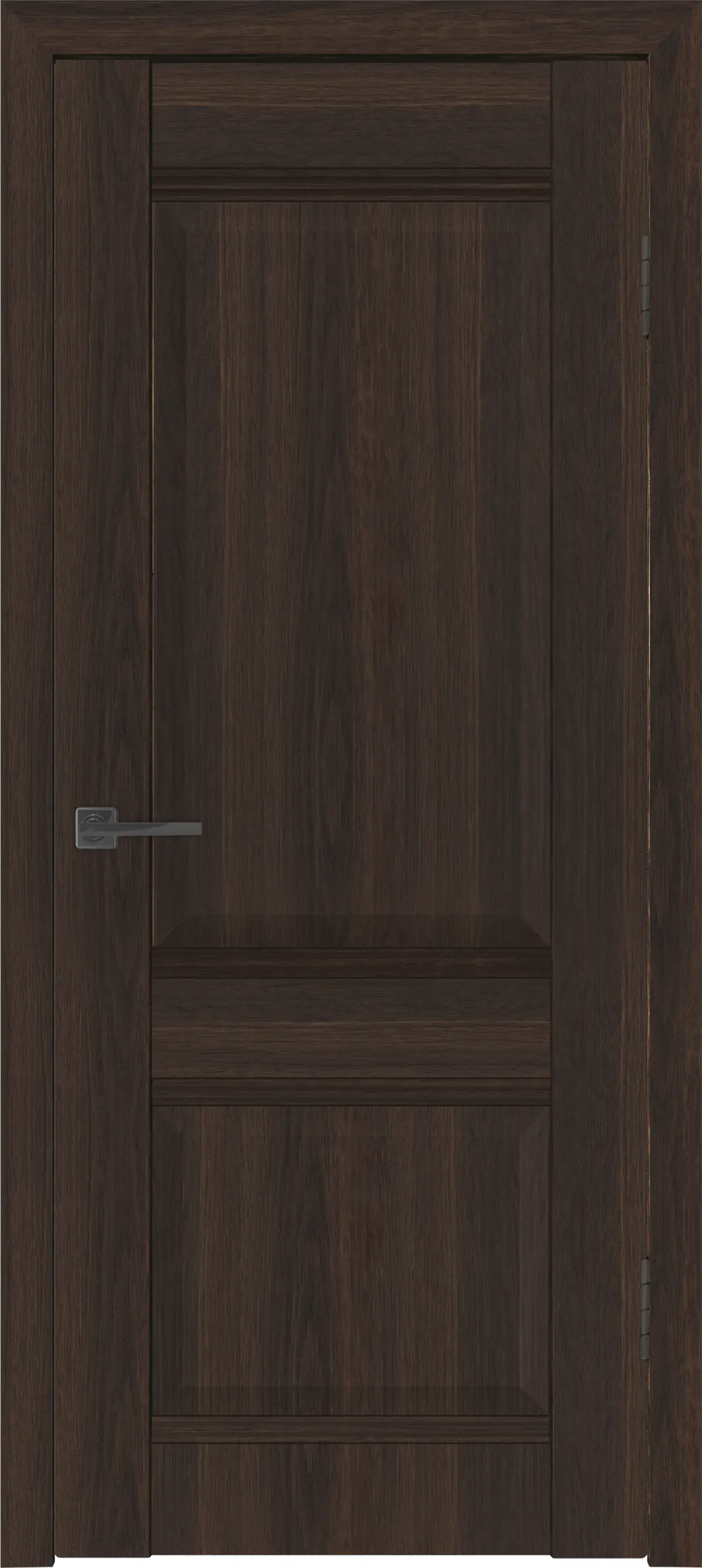 Изображение товара Дверь межкомнатная Классик 2 глухая ПВХ ламинация цвет каштан 80x200 см (с замком и петлями)