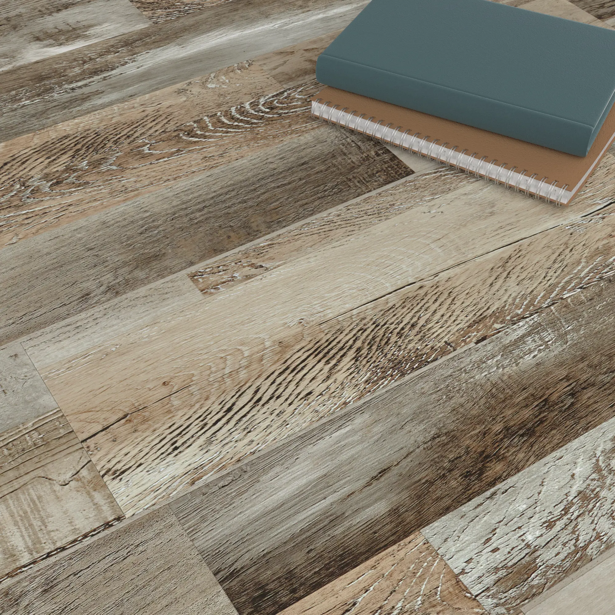 Изображение товара ПВХ плитка Artens Tehek 21 класс, толщина 4 мм, структурный рисунок, влагостойкая и морозостойкая