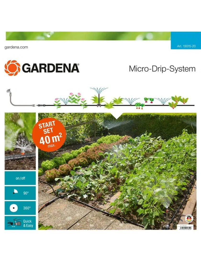 Изображение товара Капельный шланг Gardena 13015-20.000.00 d 13 мм 25 м Каучук