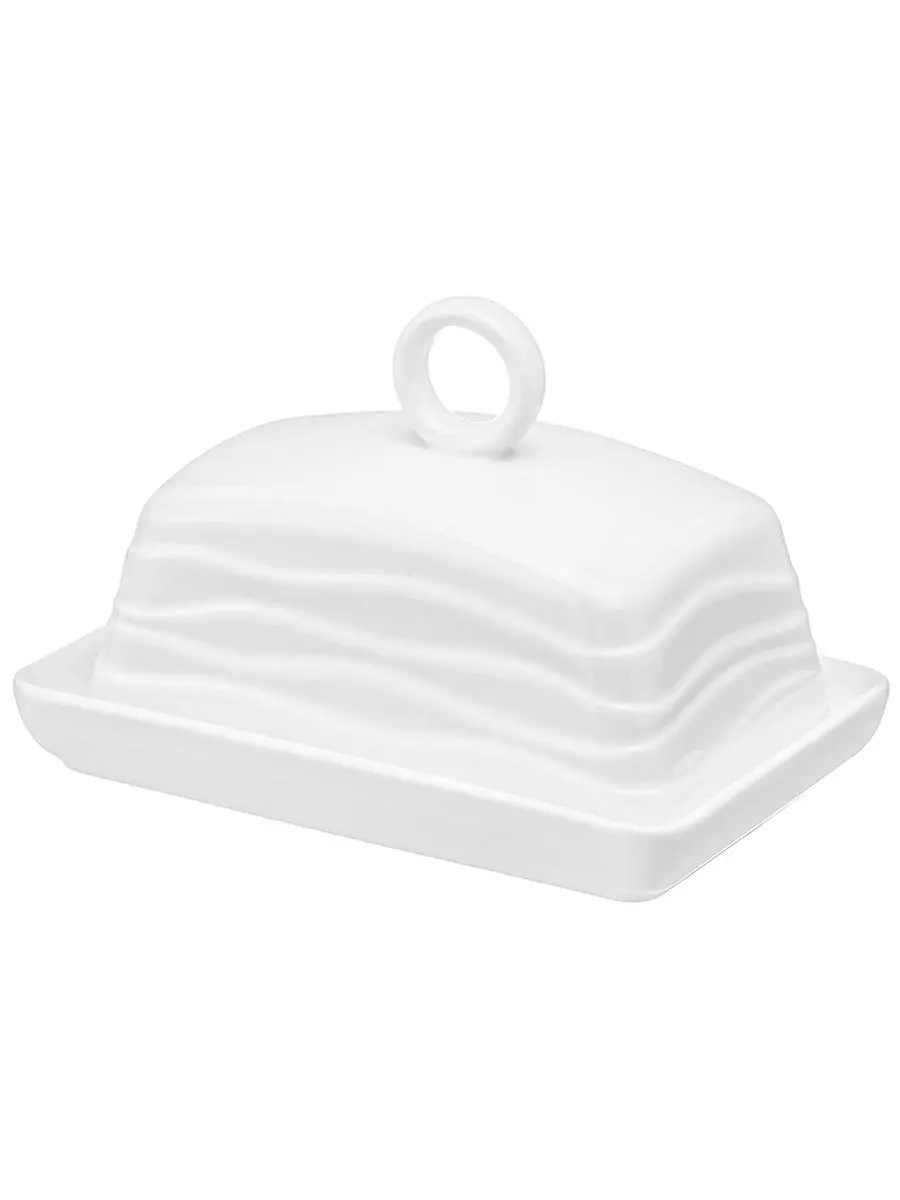 Изображение товара Масленка Elan Gallery "Айсберг волны" 13.5x9x8 см