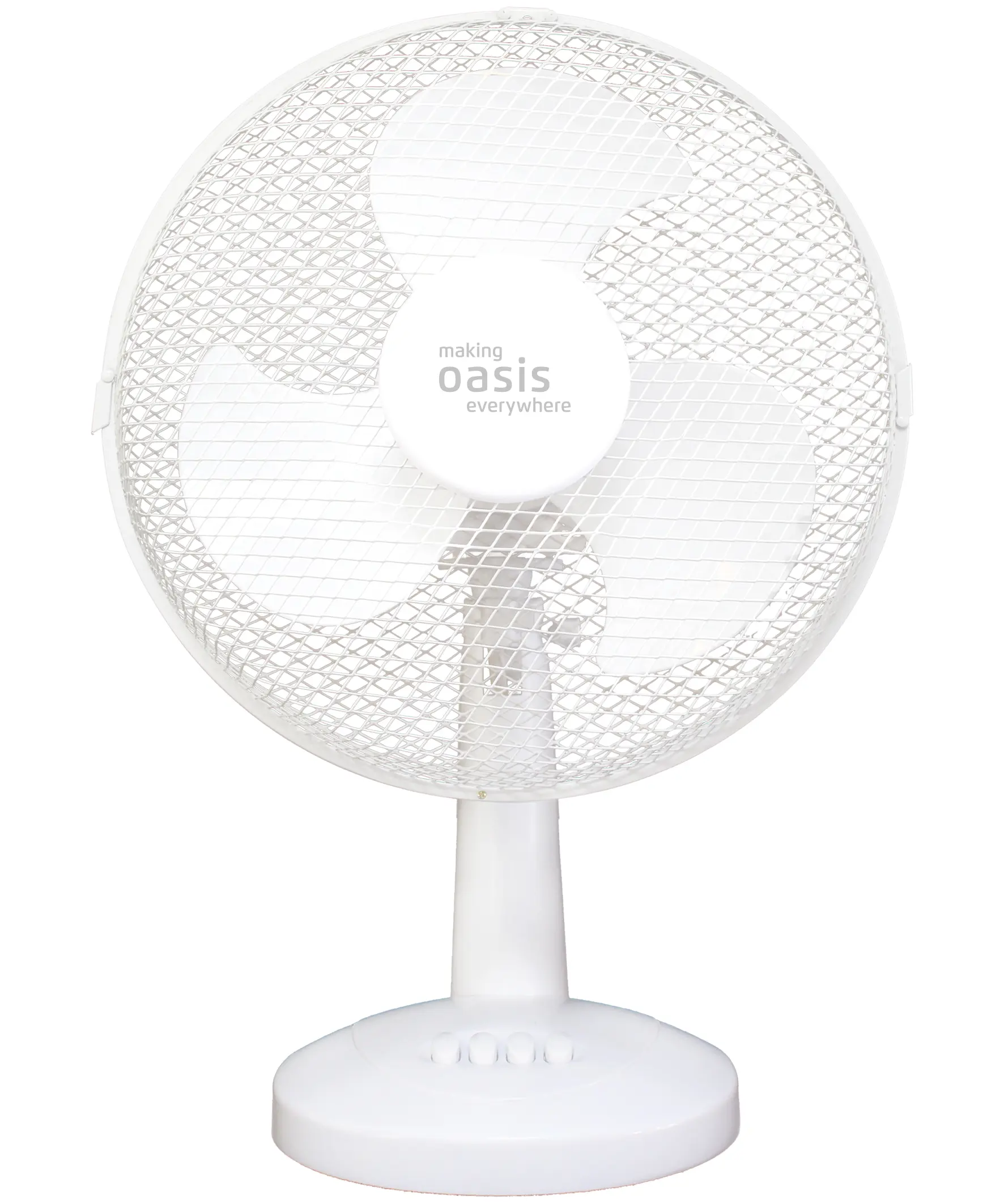 Изображение товара Настольный вентилятор Oasis VT-30W3 30Вт 3 скорости колебания белый