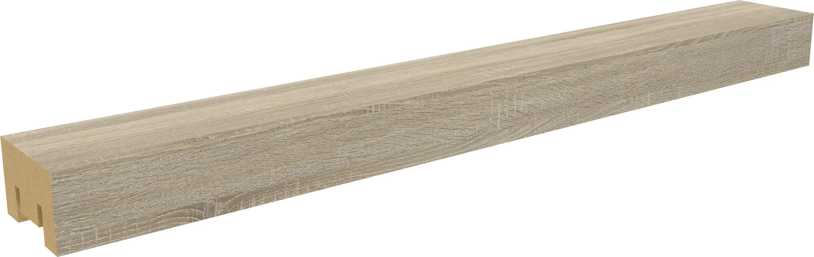 Изображение товара Рейка Бриона 16x40x2700 мм МДФ цвет дуб сонома