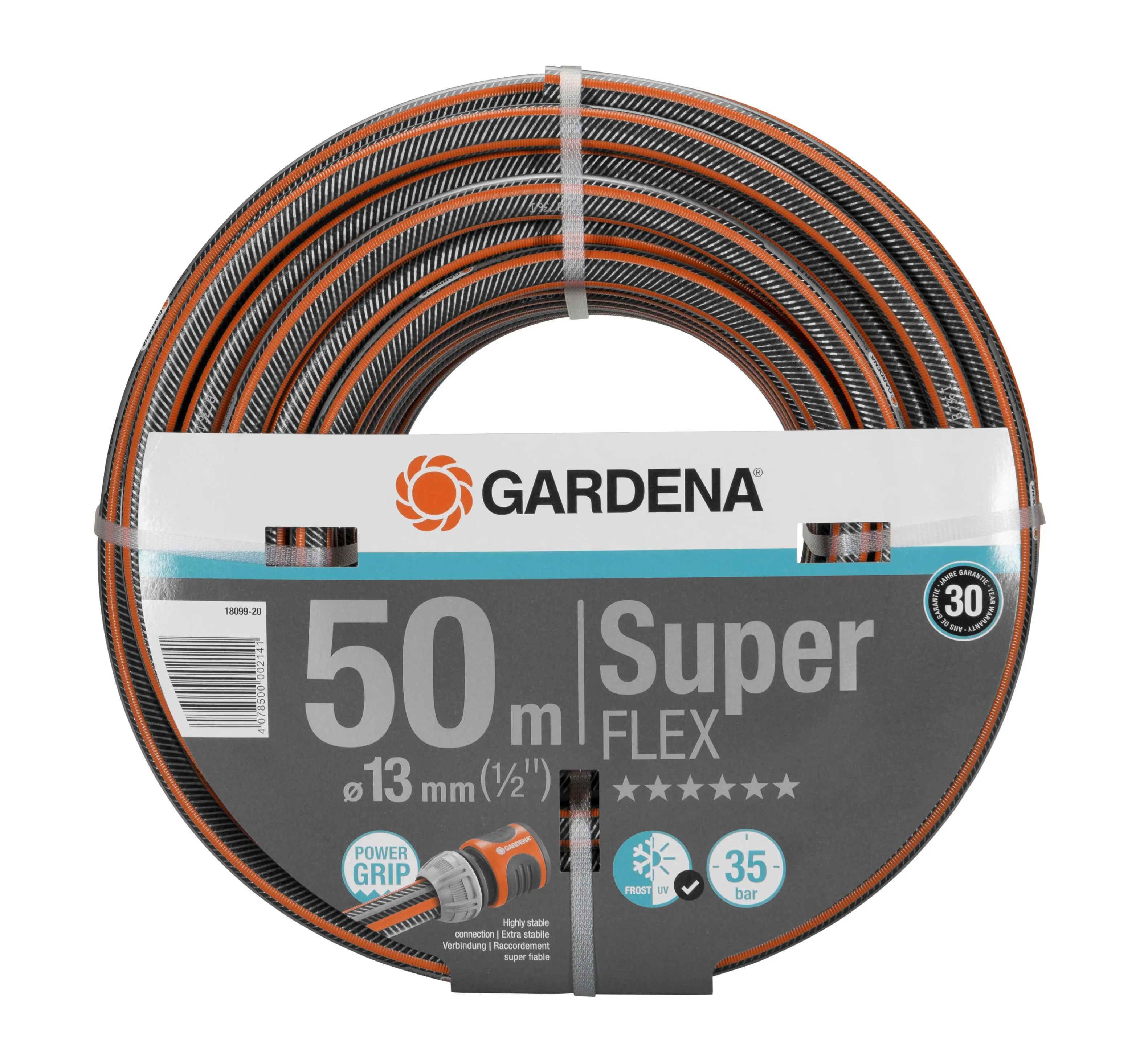 Изображение товара Поливочный шланг Gardena Superflex 13 мм 50 м морозостойкий армированный