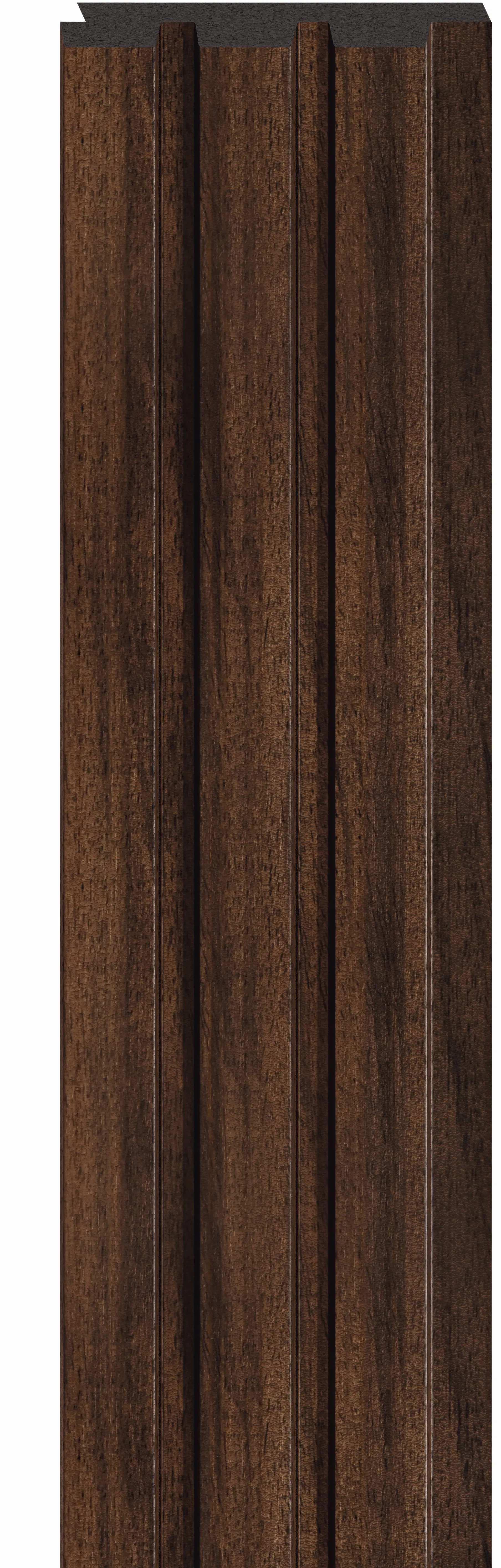 Изображение товара Стеновая панель ПВХ Linerio M-line chocolate 2650x122x12 мм 0.323 м²