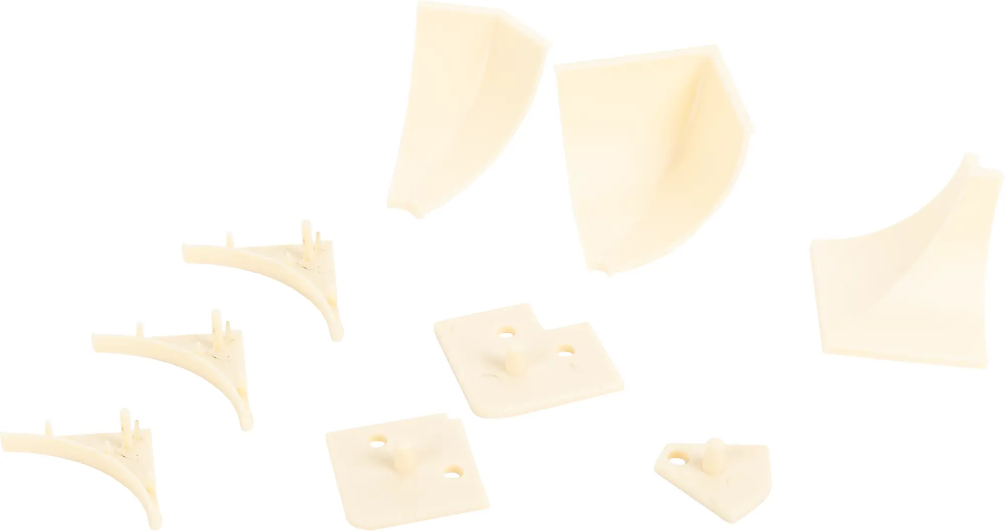 Изображение товара Заглушка для плинтуса ПВХ цвет ванильный 6 шт