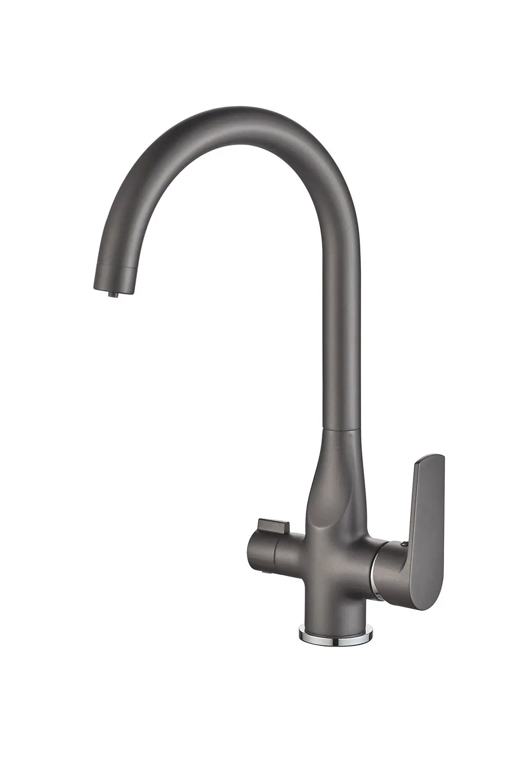 Изображение товара Однорычажный смеситель Haiba цвет серый HB76533-3