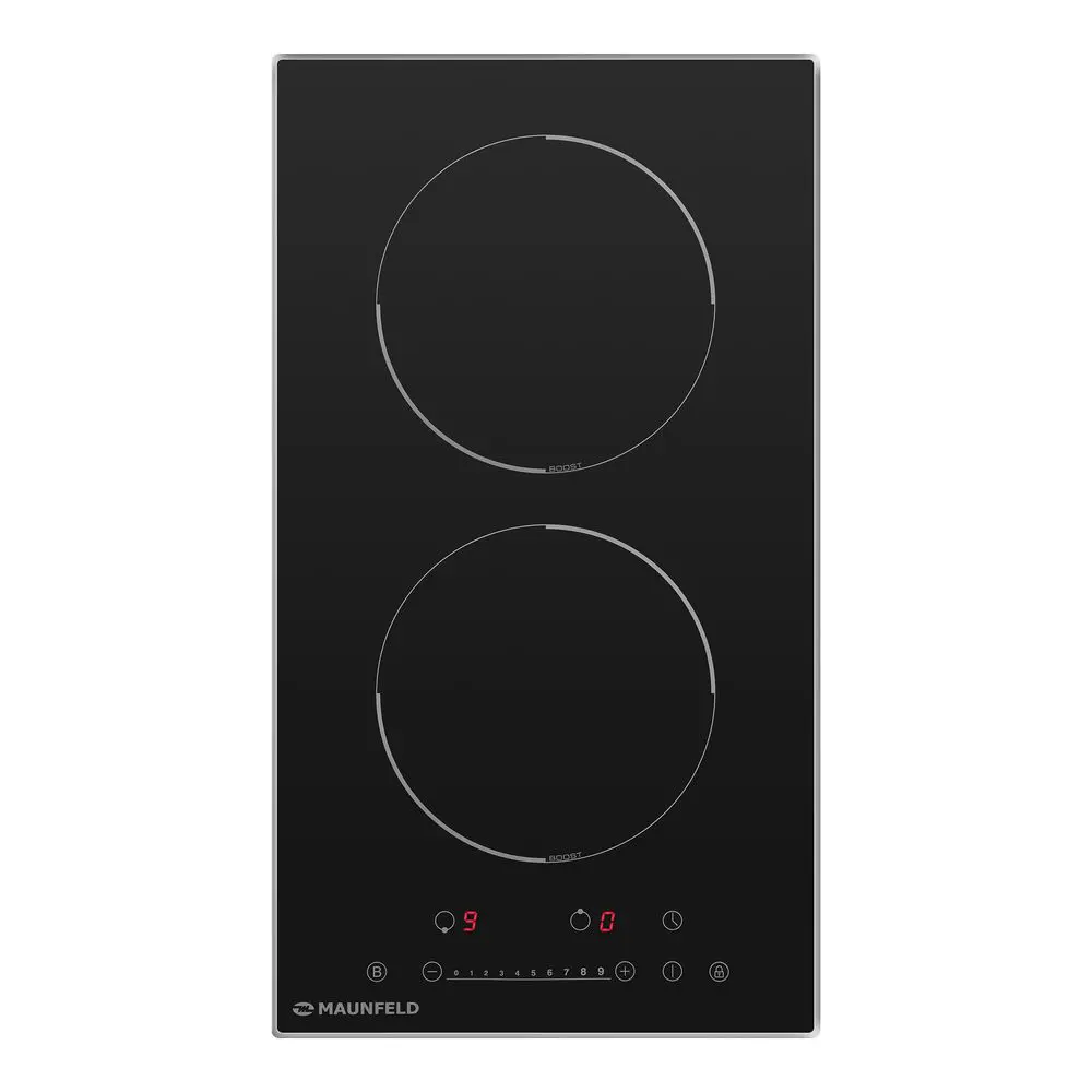 Изображение товара Индукционная варочная панель Maunfeld EVSI292BK 29 см 2 конфорки цвет черный