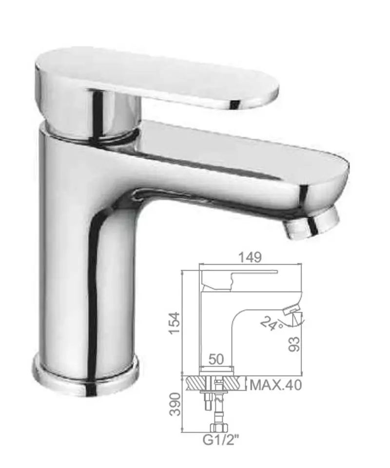 Изображение товара Смеситель для раковины Ledeme L1010