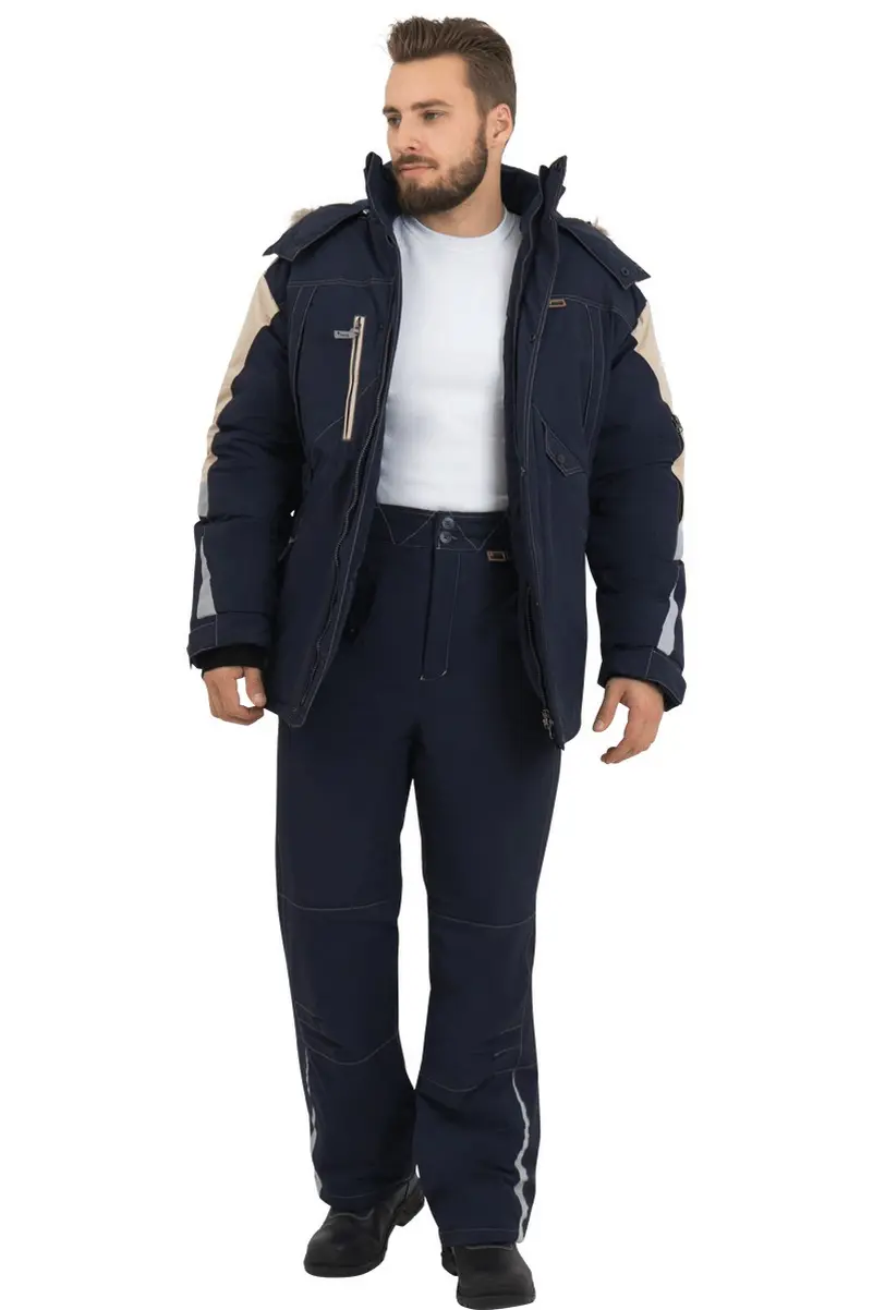 Изображение товара Брюки рабочие утепленные Iform Хай-Тек цвет синий размер 112-116 рост 170-176 см