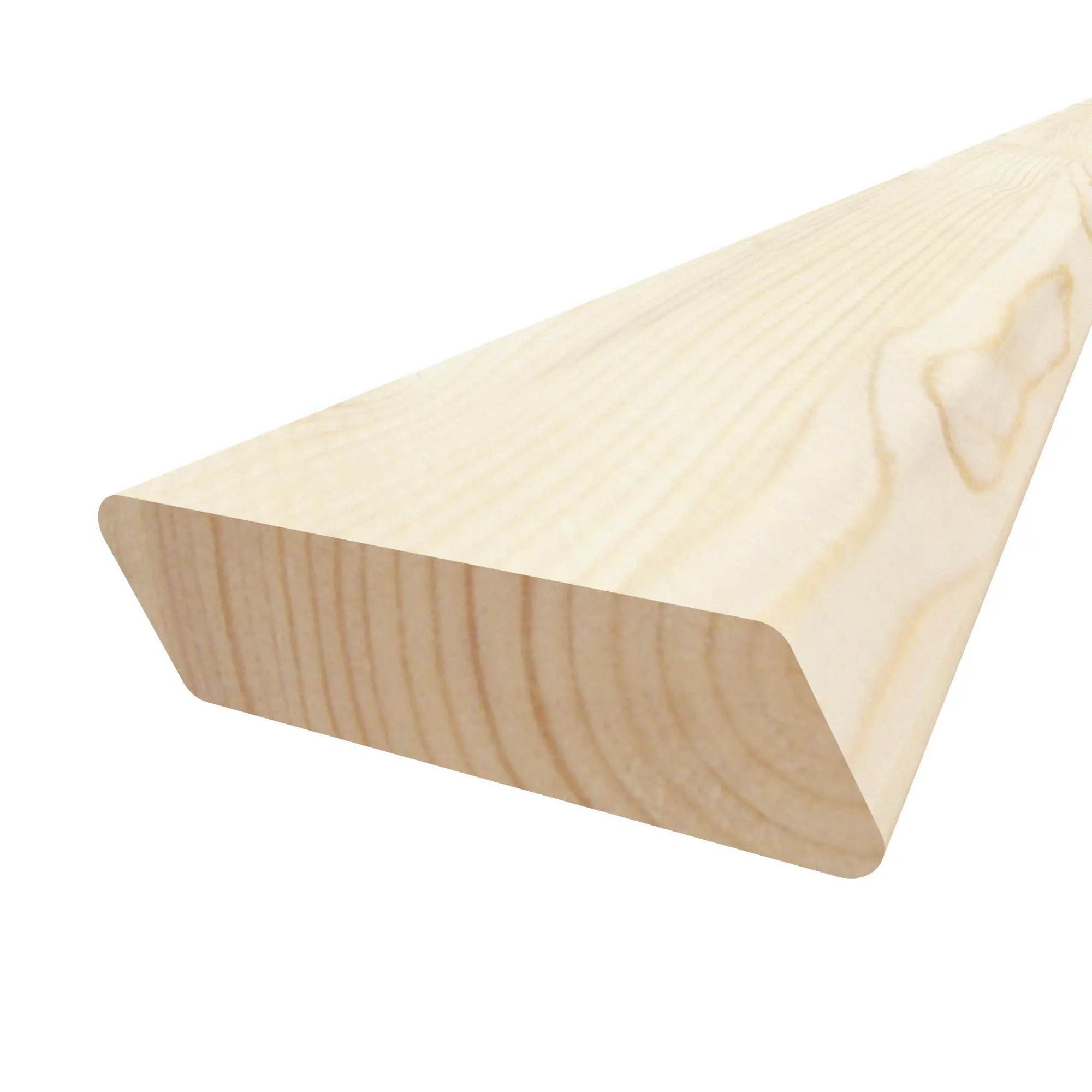 Изображение товара Брусок декоративный сращенный скошенный 19x70x2400 мм хвоя без сучков