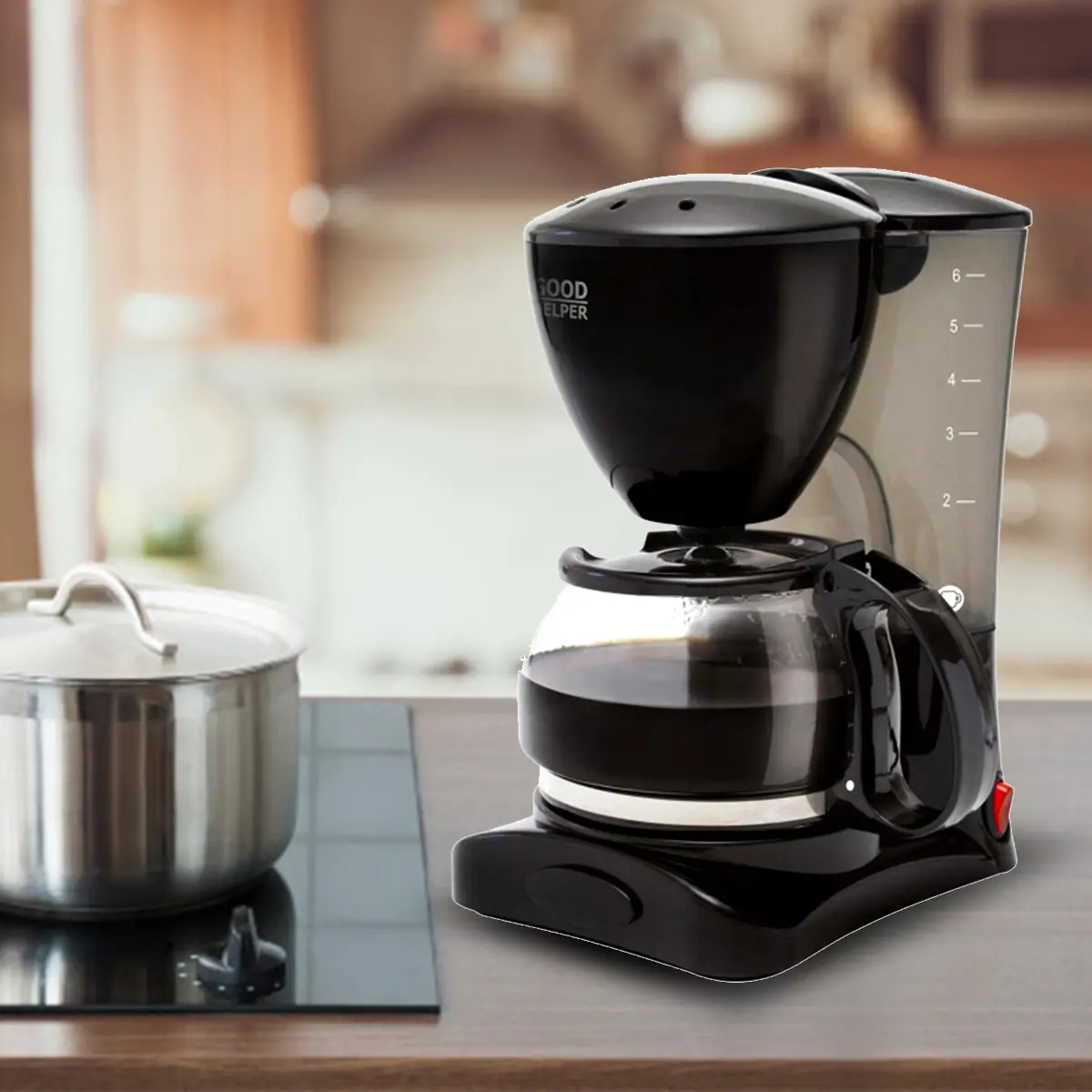 Изображение товара Кофеварка GOODHELPER CM-D102 капельная, черный