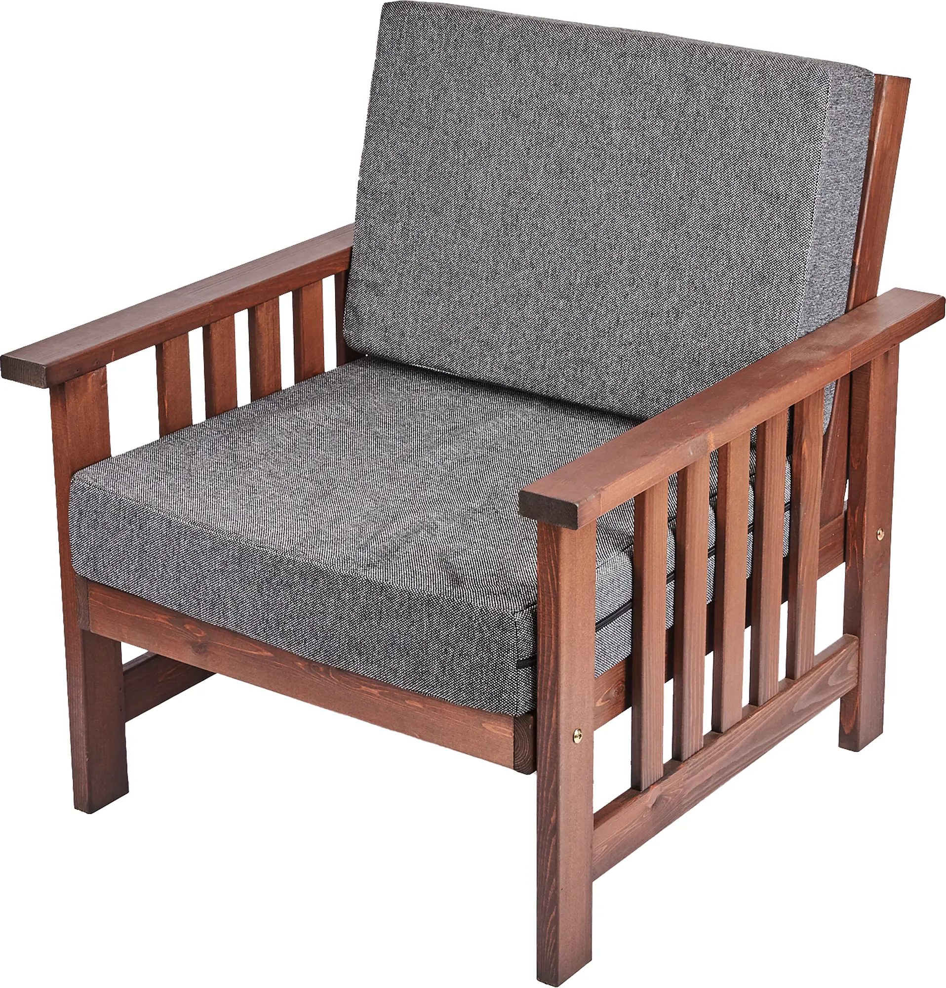 Изображение товара Кресло садовое Барон 80x80x80 см, до 150 кг, дерево, цвет коричневый