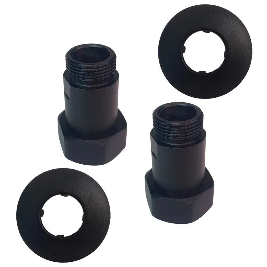 Изображение товара Соединение прямое для полотенцесушителя Indigo гайка/штуцер 1" х 3/4" Черный Муар