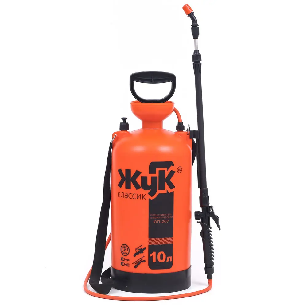 Изображение товара Опрыскиватель помповый сад на одно плечо Жук 0451-00 0 л оранжевый