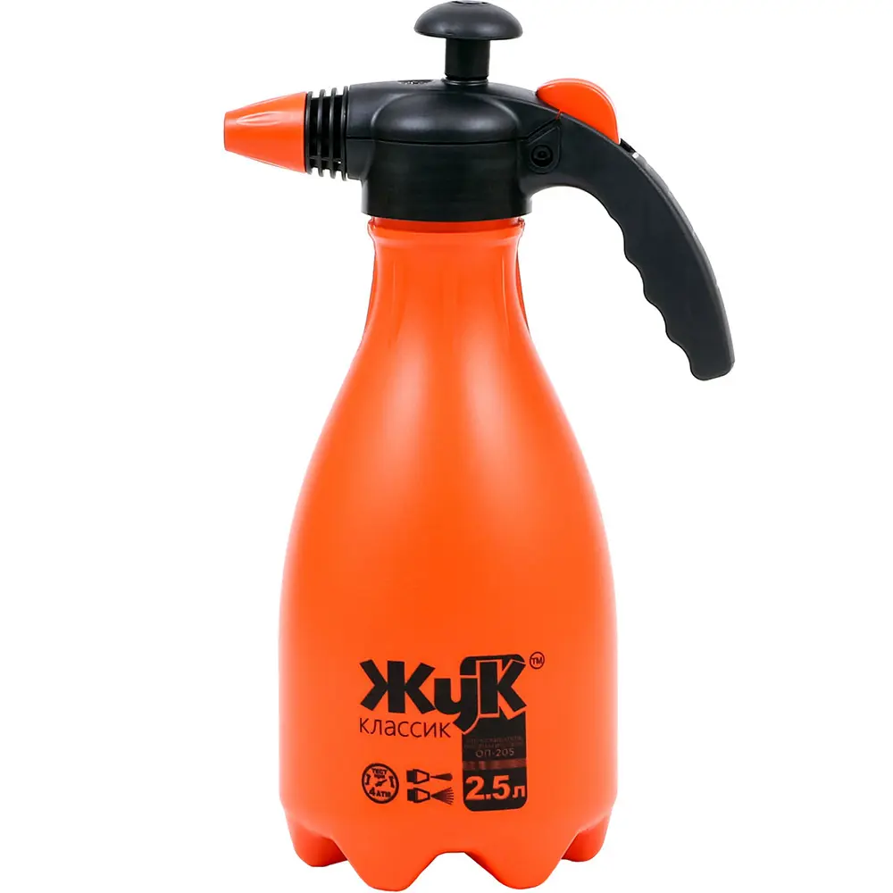 Изображение товара Опрыскиватель помповый Жук 2417-00 для сада 2.5 л оранжевый