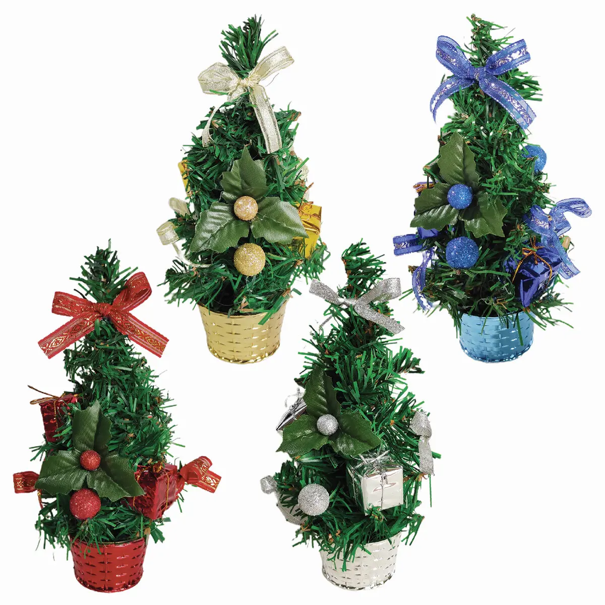 Изображение товара Искусственная ель Золотая Сказка 20 см, ПВХ, цвет украшений ассорти