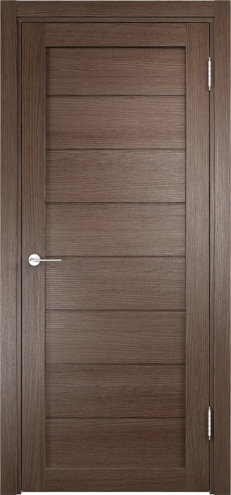 Изображение товара Дверь межкомнатная глухая Ницца 60x200 см ПВХ цвет дуб неаполь с фурнитурой