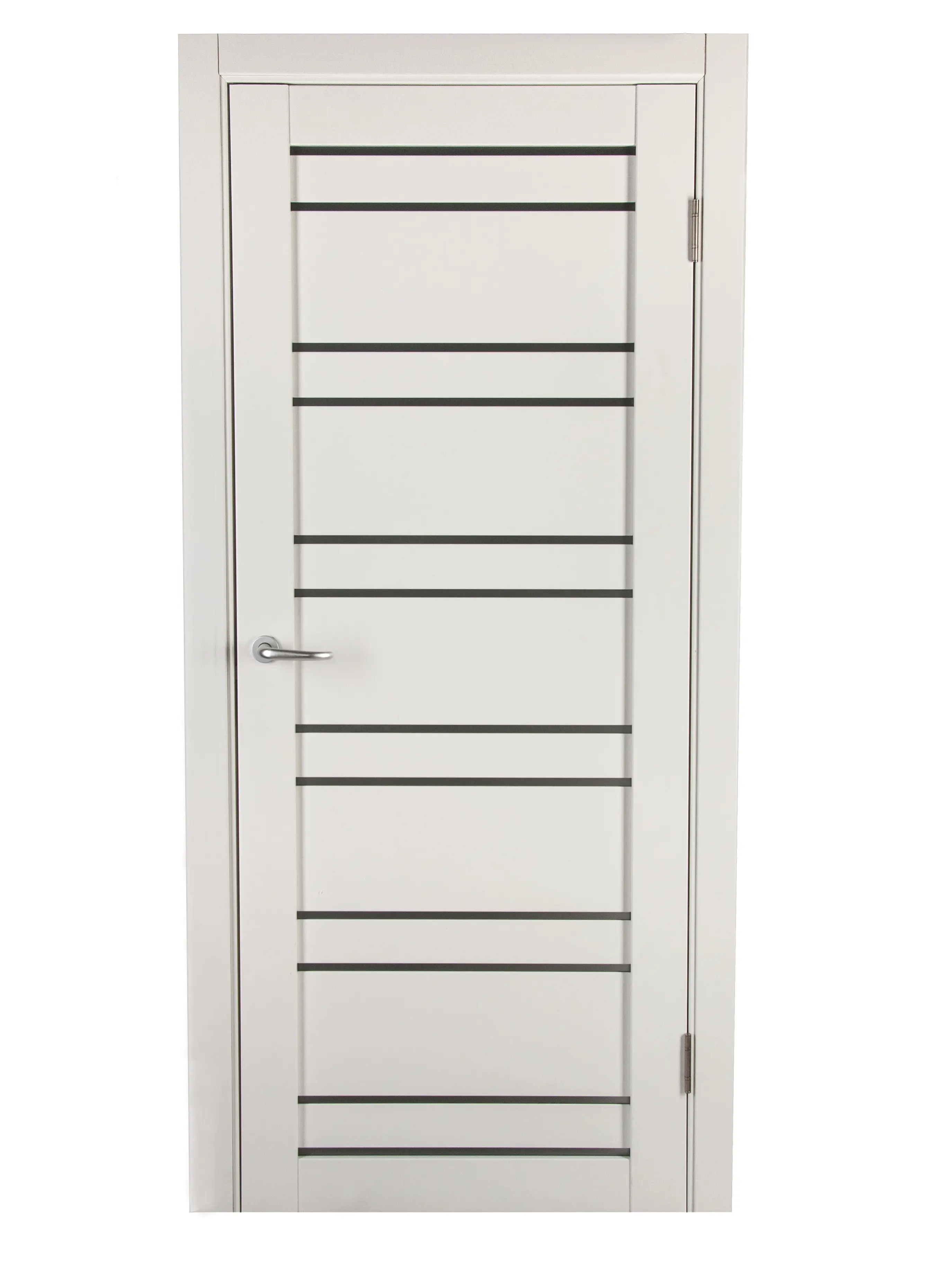 Изображение товара Дверь межкомнатная остеклённая с фурнитурой Парма 60х200 см Hardflex цвет белый