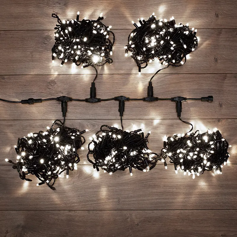 Изображение товара Электрогирлянда универсальная Neon-night 323-605 бахрома 20x20 м 665 ламп желтый 1 режим работы