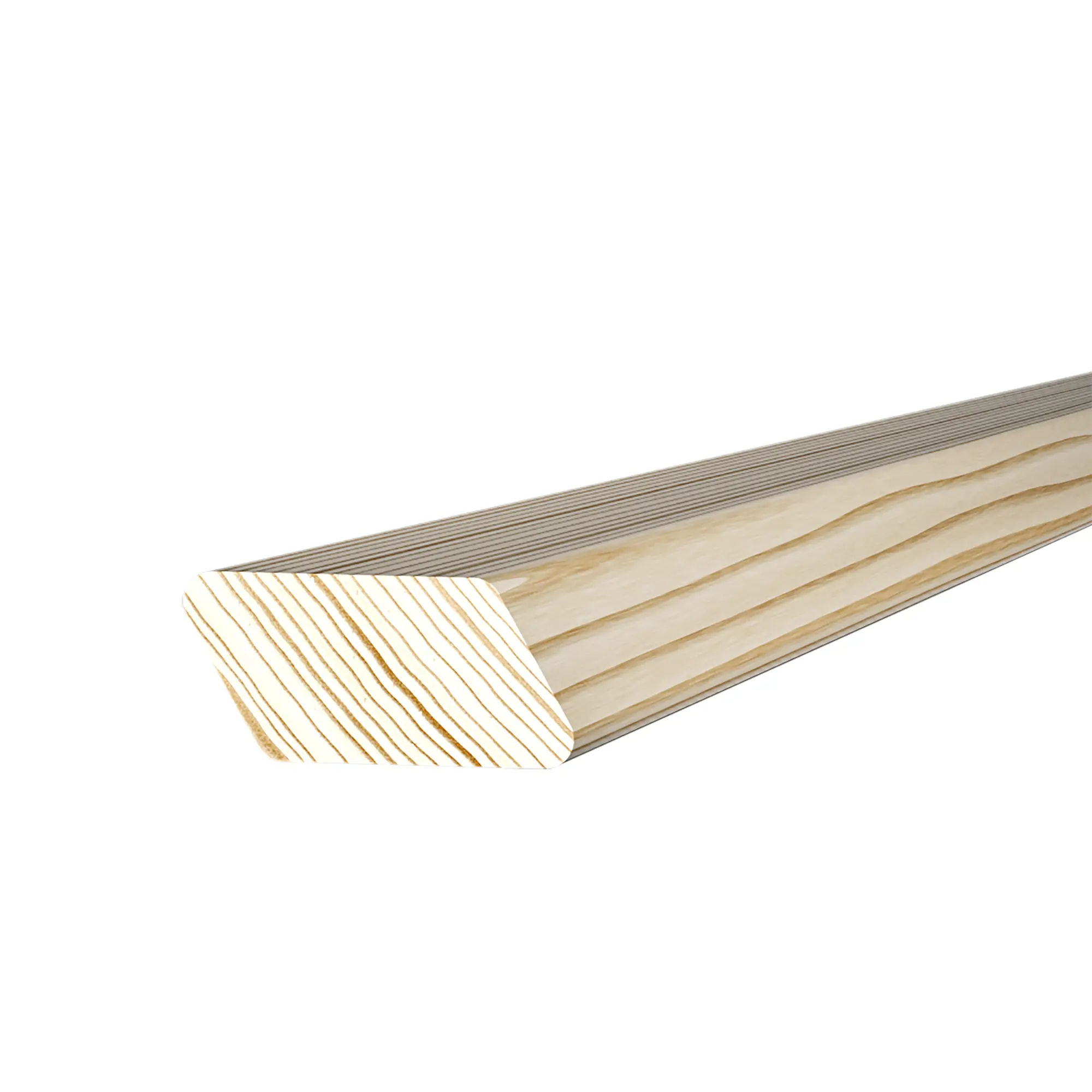 Изображение товара Брусок скошенный сращенный 19x40x2200 мм хвоя сорт Экстра без сучков