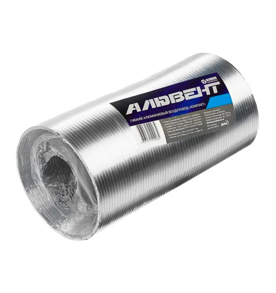 Изображение товара Воздуховод гибкий Blauberg Компакт D200 3 м металл
