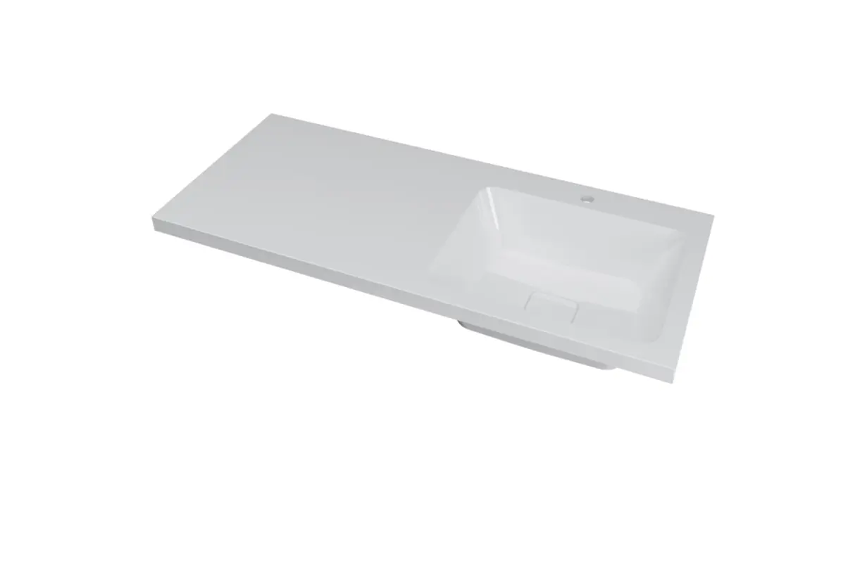 Изображение товара Раковина накладная Madera Камила 1100 правая 110x48 цвет белый