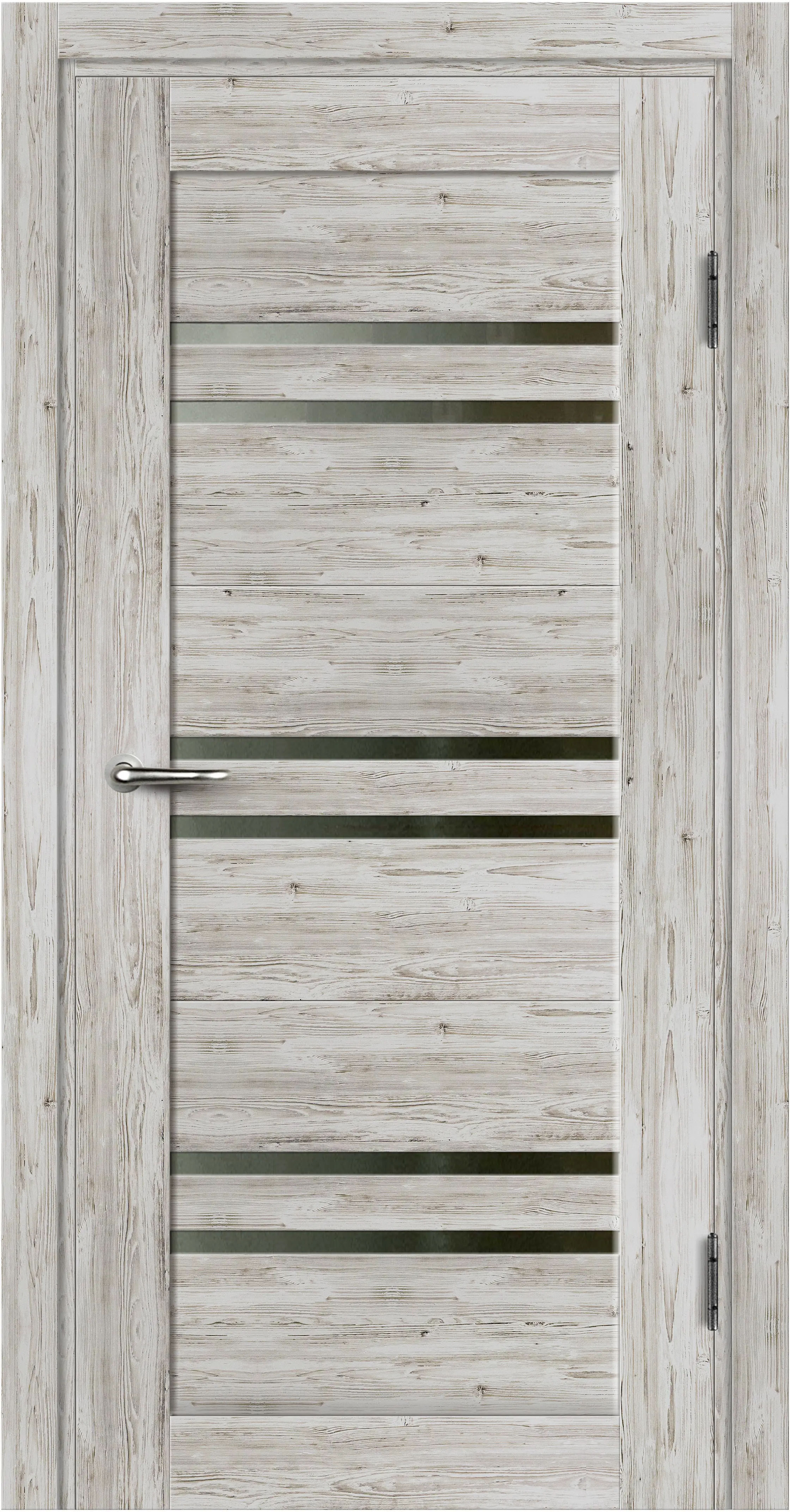 Изображение товара Дверь межкомнатная Капри глухая ПВХ ламинация цвет северная сосна 80х200 см (с замком и петлями)