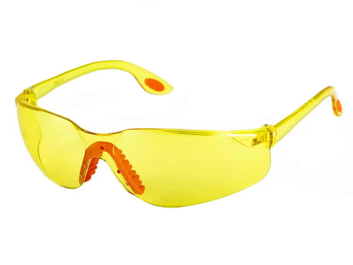Изображение товара Очки защитные открытые Amigo 74702 желтые с защитой от запотевания