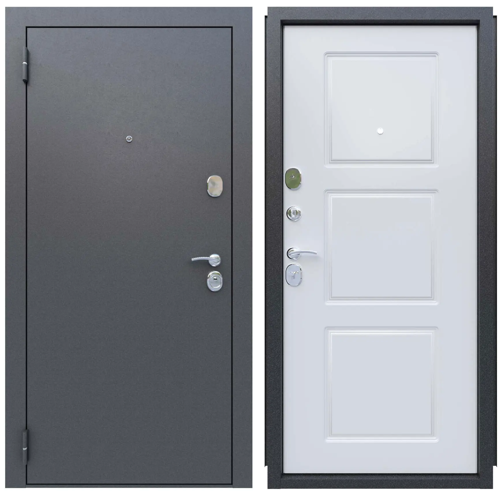 Изображение товара Входная металлическая дверь Британия 960 мм левая с двумя замками и глазком