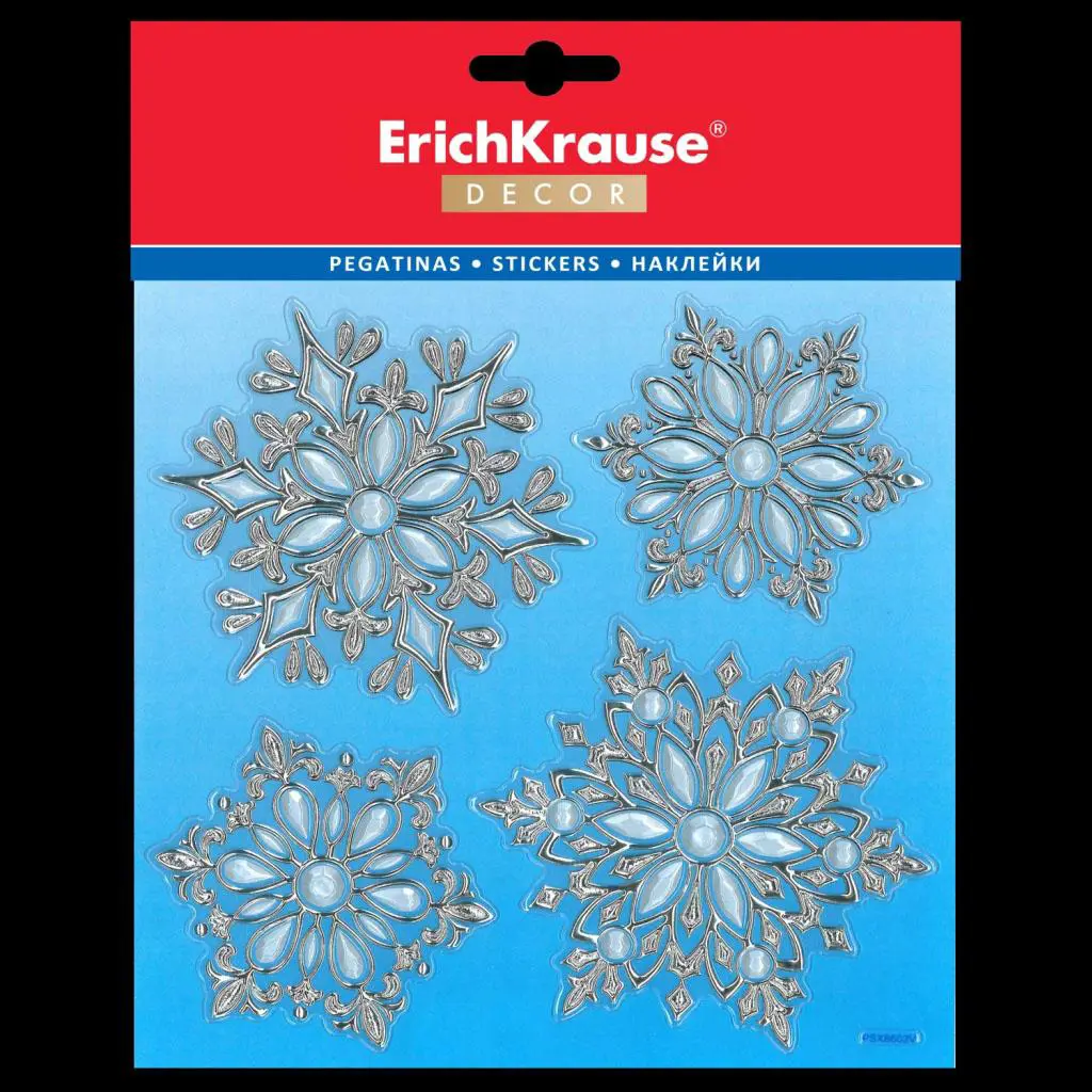 Изображение товара Рождественские наклейки ErichKrause® Decor 45727 23см Белый