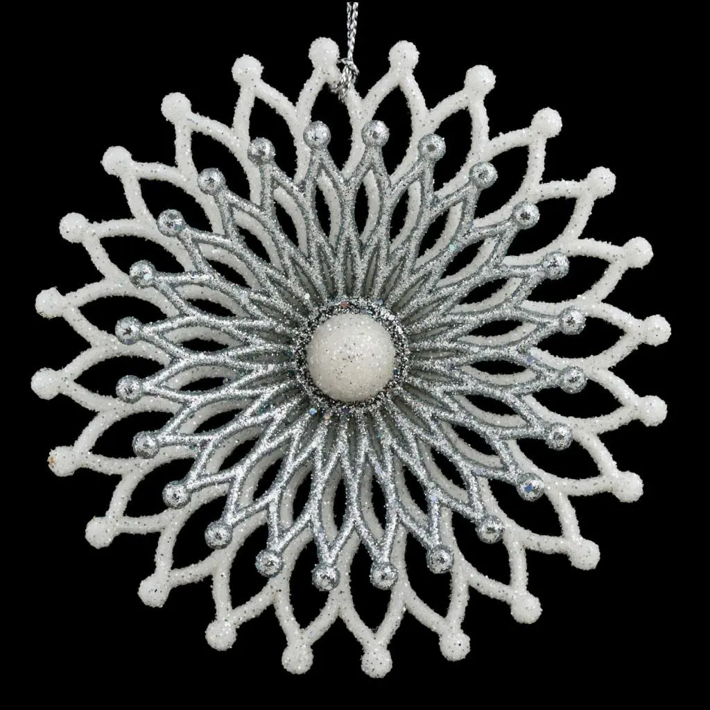 Изображение товара Ёлочная игрушка ErichKrause® Decor 45253, 11x3см 1шт Серебряный