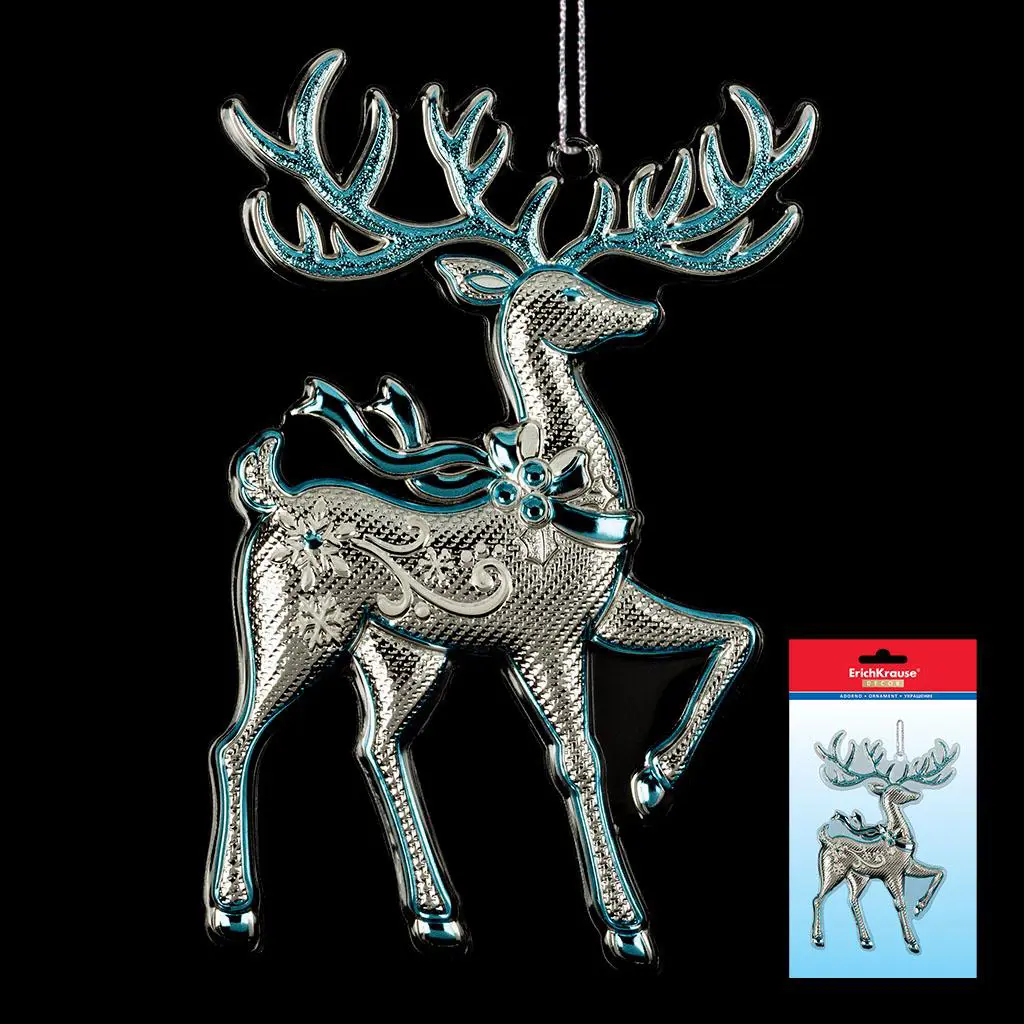 Изображение товара Ёлочная игрушка ErichKrause® Decor 47676, 23x1см 1шт Разноцветный