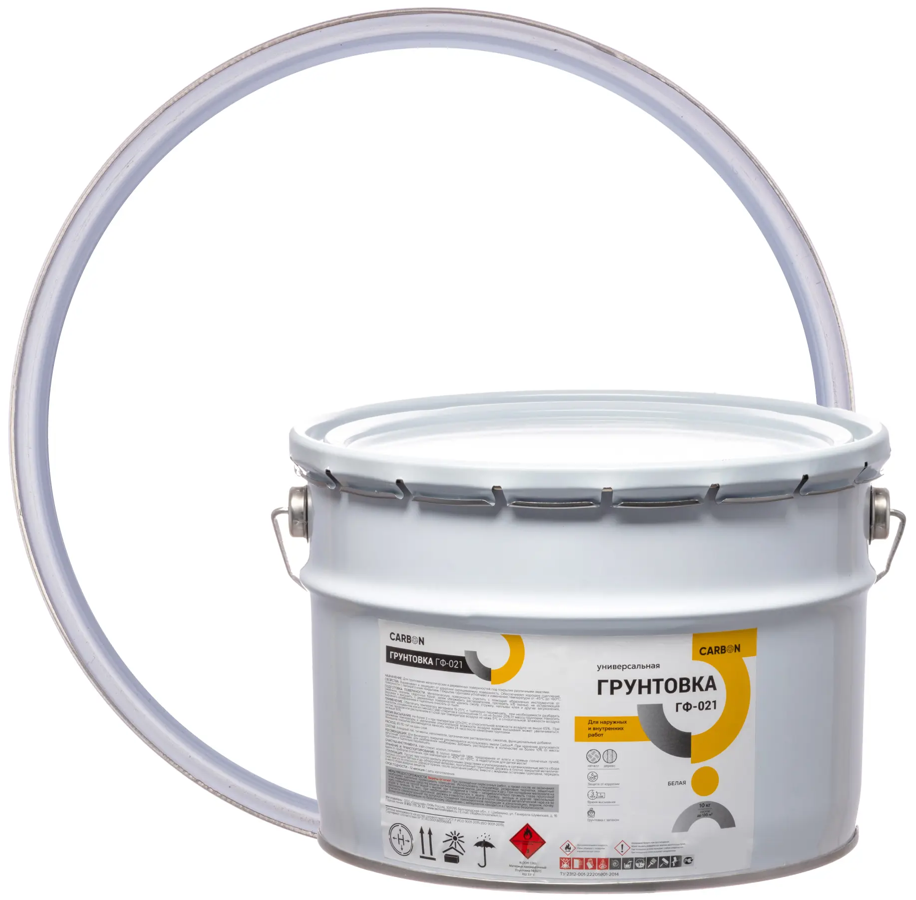 Изображение товара Грунтовка ГФ-021 Carbon белая 10 кг
