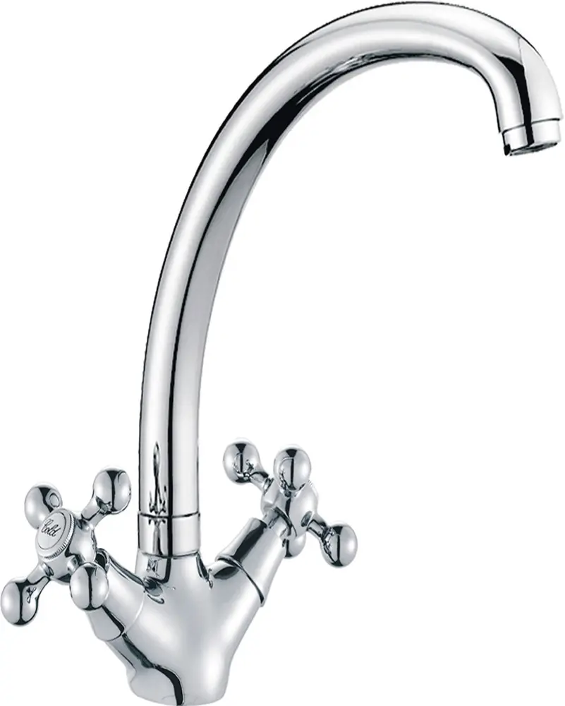 Изображение товара Двухвентильный смеситель Haiba HB4519, цвет хром