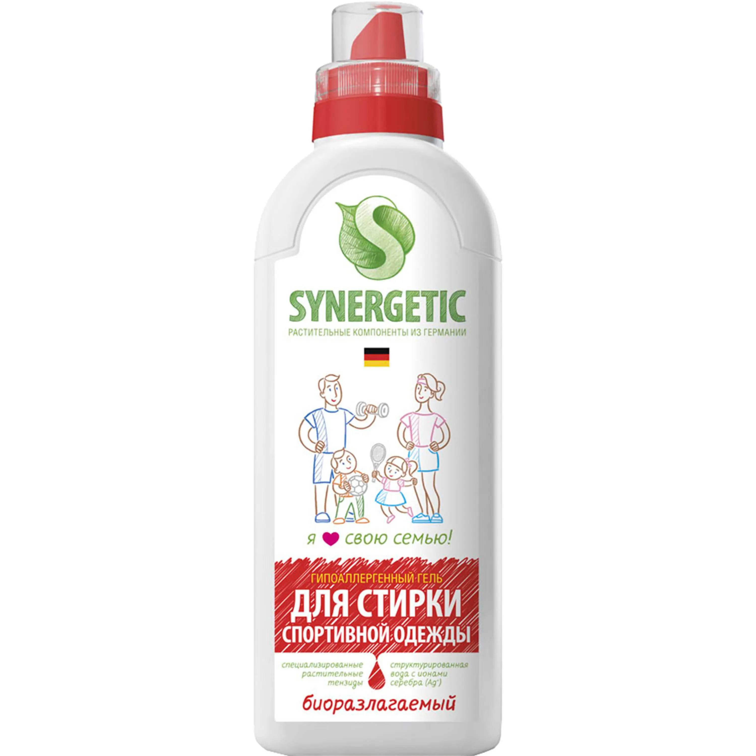 Изображение товара Гель для стирки Synergetic для спортивной одежды и мембранных тканей 0.75 л