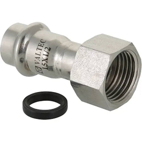 Изображение товара Соединитель Valtec с накидной гайкой 28x3/4" мм нержавеющая сталь