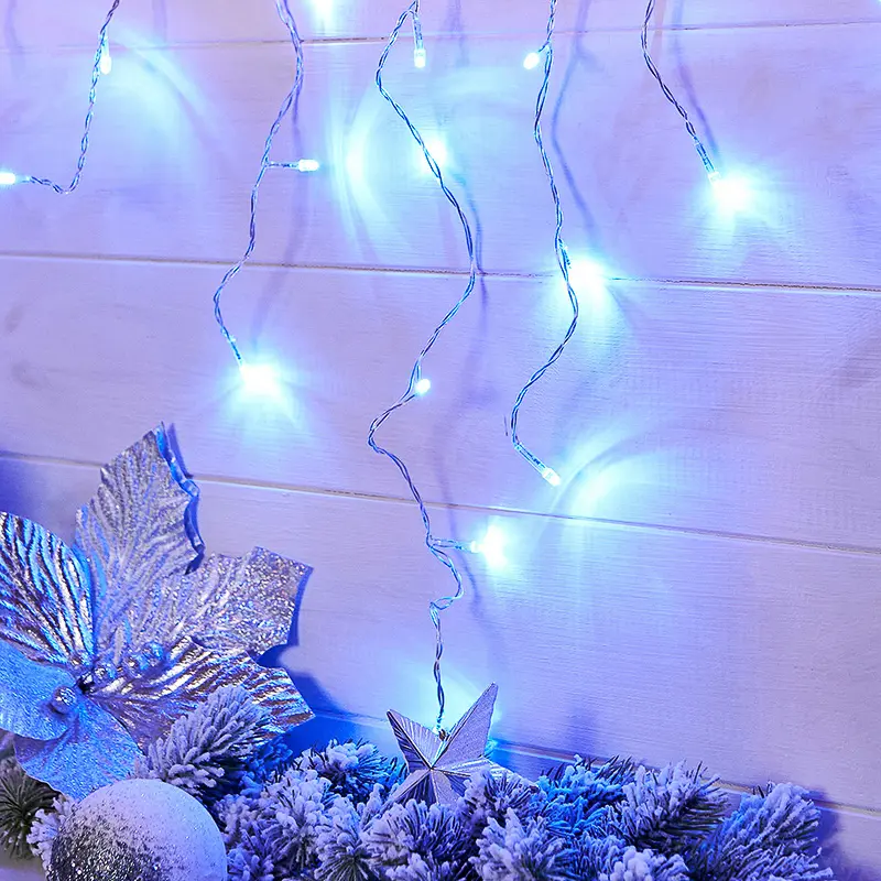 Изображение товара Гирлянда светодиодная Айсикл 1.8x0.5 м 48 LED цвет синий