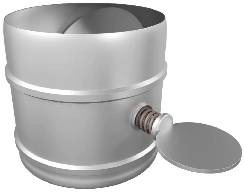 Изображение товара Шибер поворотный Металлик и Ко 430/0.8 мм D200 мм