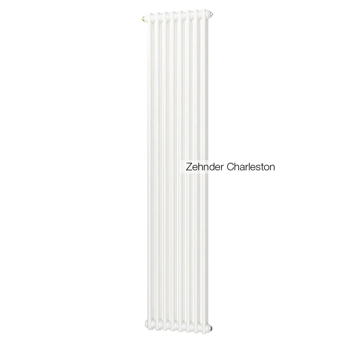 Изображение товара Радиатор трубчатый Zehnder Charleston 2200 8 секций нижнее подключение сталь белый