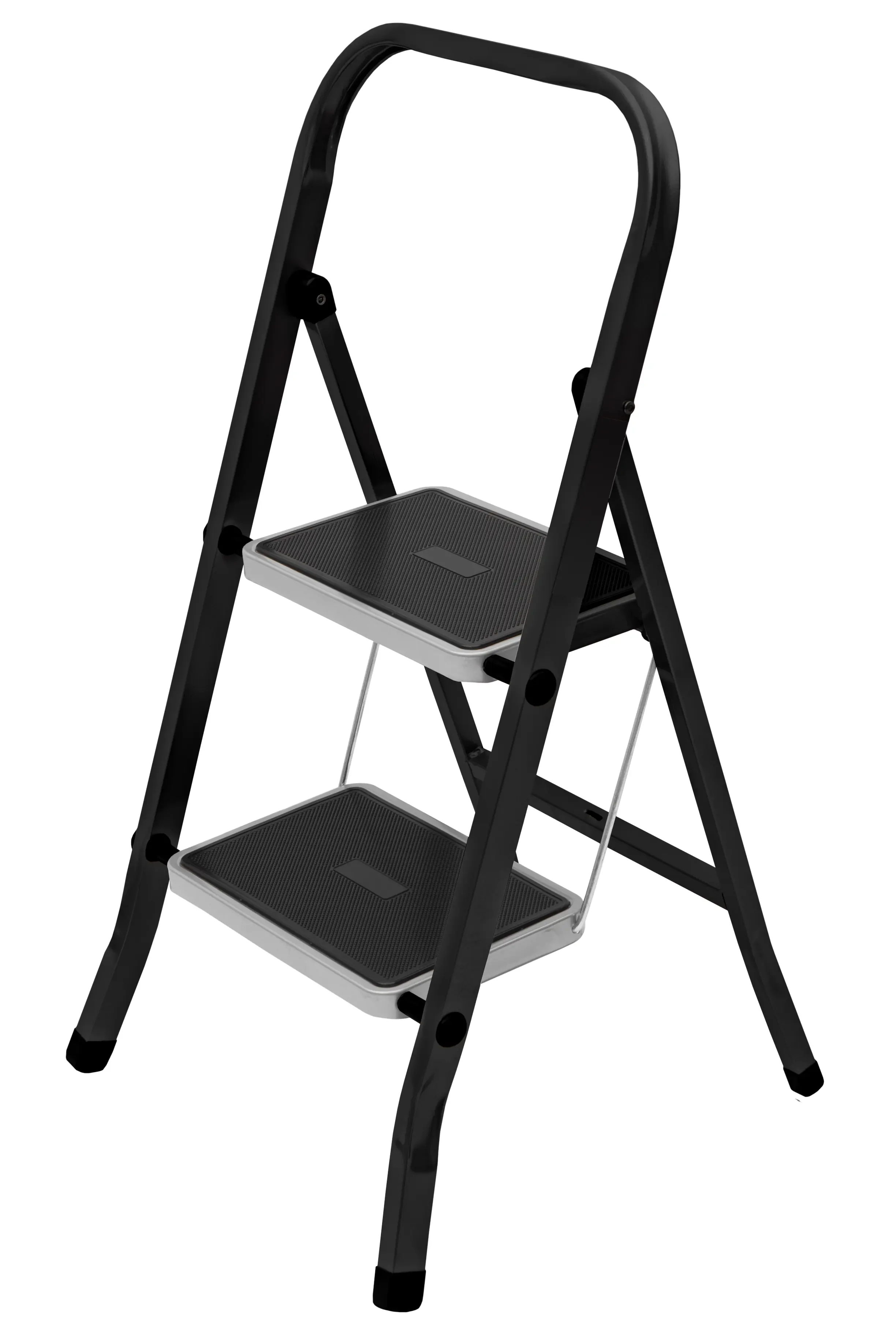 Изображение товара Стремянка стальная Zalger с двумя ступенями и ковриком, Россия