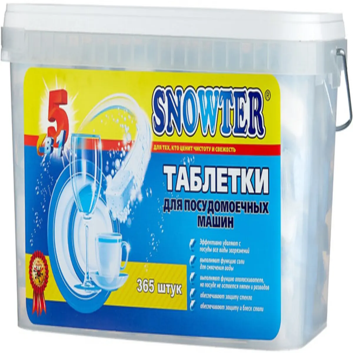 Изображение товара Таблетки Snowter для посудомоечных машин 365+1