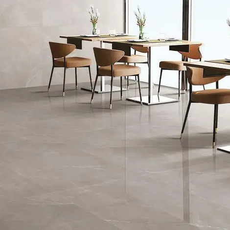 Изображение товара Керамогранит Vitrum Grigio 60x60 см мраморный эффект для пола и стен